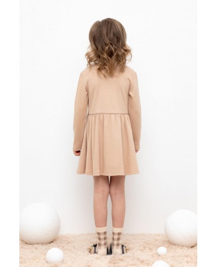 КР 5778/нежный бежевый к415 платье