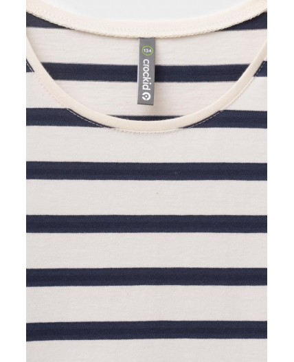 КР 5803/античный белый,полоска к396 сарафан