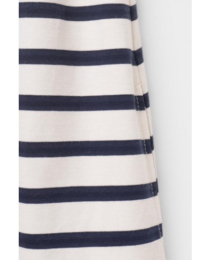 КР 5803/античный белый,полоска к396 сарафан