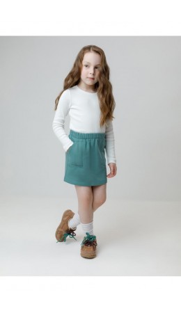 КР 7150/бирюзовый тон к629 юбка