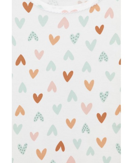 К 1156/конфетти из сердечек на сахаре сорочка