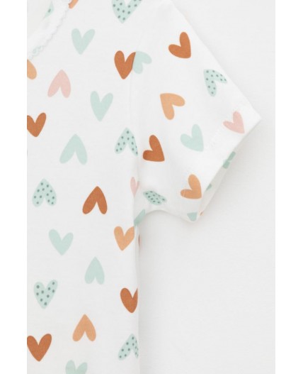 К 1156/конфетти из сердечек на сахаре сорочка