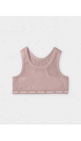 К 1196/кофейный майка-топ