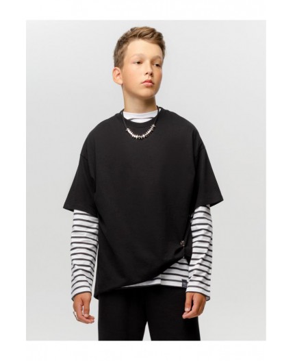 КБ 302928/черный 1413 фуфайка (футболка) подр