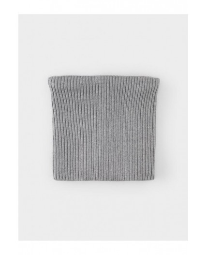 КВ 15022/серый меланж шарф-снуд