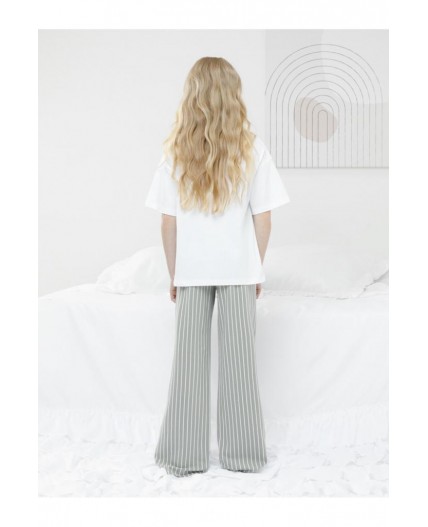 МП 1657/белый Н250 пижама