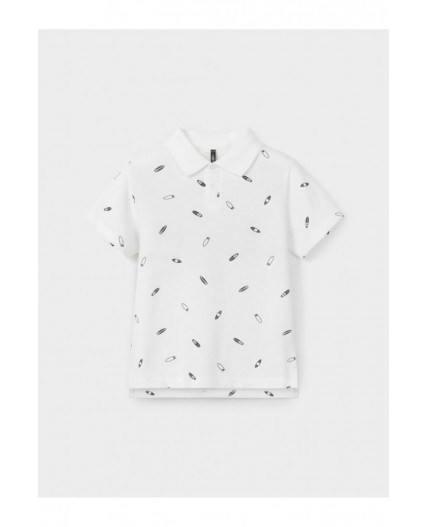 КР 302416/молочный Н236 к682 джемпер-поло