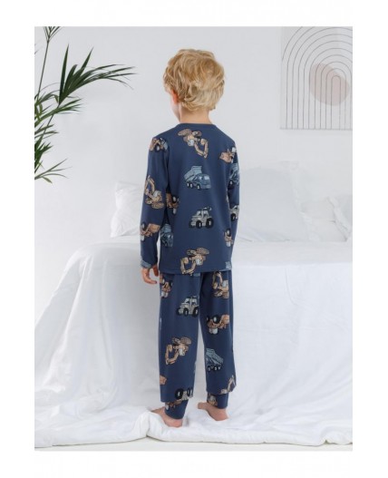 К 1561/синий 1179 Н030.1 пижама