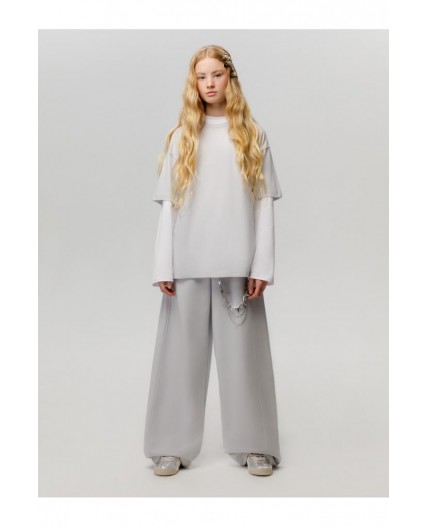 КБ 302922/светло-серый 4201 фуфайка (футболка) подр