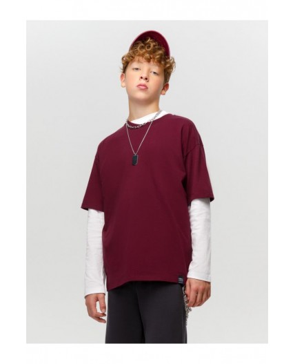 КБ 302922/бордовый 1528 фуфайка (футболка)