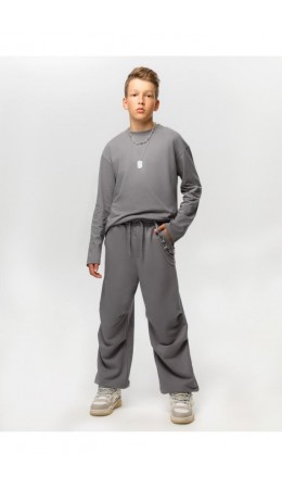 КБ 302925/серый 3911 лонгслив (футболка дл.рукав) подр
