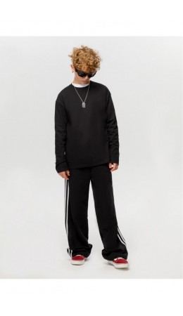 КБ 302925/черный 1413 лонгслив (футболка дл.рукав) подр