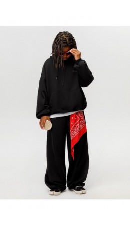 КБ 302927/черный 1413 джемпер (худи) подр