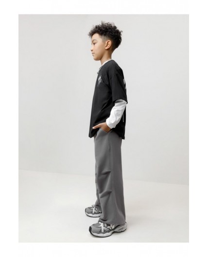 КБ 400893/серый 3911 брюки подр