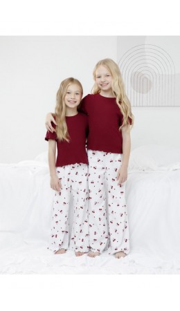 МП 1669/бордовый 1934 Н254 пижама