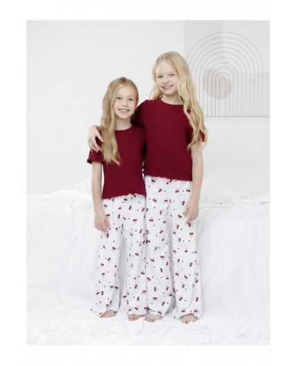 МП 1669/бордовый 1934 Н254 пижама