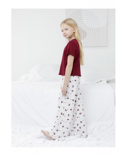 МП 1669/бордовый 1934 Н254 пижама