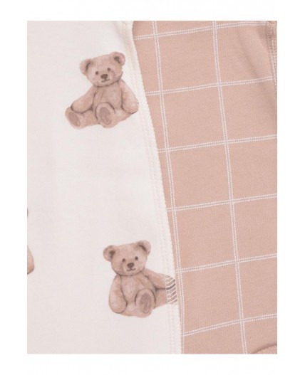 К 6541-2уп/молочный Н183,бежевый Н045.1 набор комбинезон (слип)