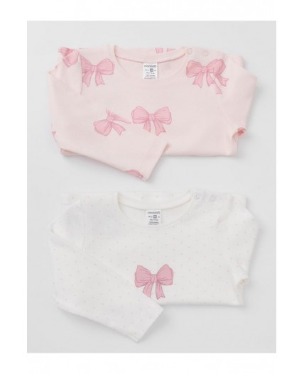 К 301944-2уп/бело-розовый Н095,молочный Н072.1 набор джемпер