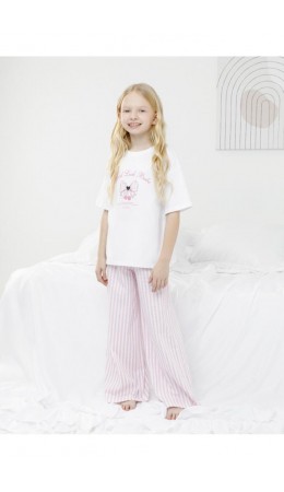 МП 1666/белый Н249 пижама