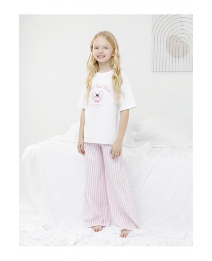 МП 1666/белый Н249 пижама