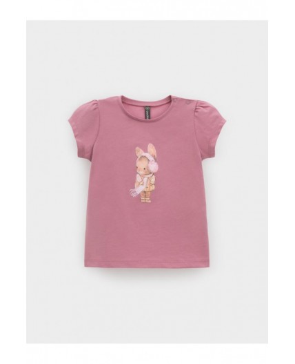 КР 302454/темно-розовый 1710 к641 фуфайка (футболка)