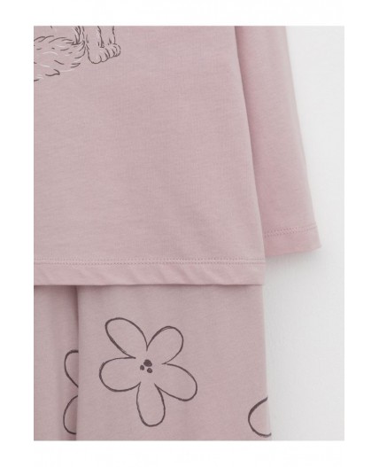 К 1623/розово-бежевый 1905 Н057 пижама