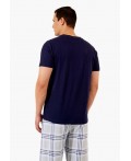 Комплект муж (брюки + футболка (фуфайка) Koddy_9 темно-синий