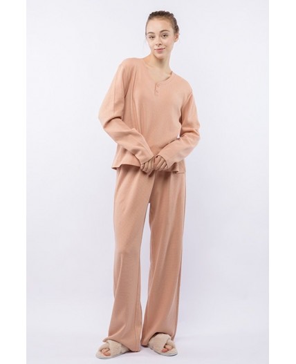 Пижама жен. Adama бежевый