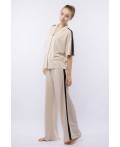Комплект жен. (блузка и брюки) Sanda молочный