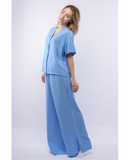 Комплект жен. (блузка и брюки) Benuela голубой