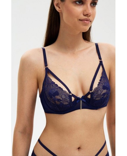 Бюстгальтер жен. Mistina синий