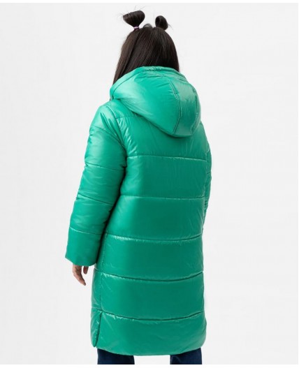 Пальто зеленый