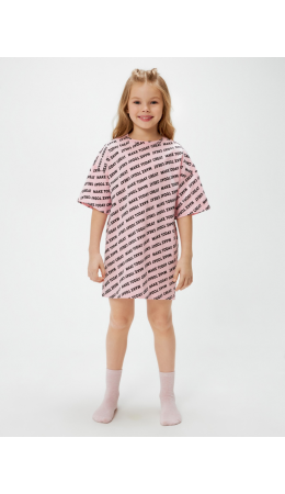 Ночная сорочка детская для девочек Lamara набивка