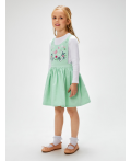 Платье детское для девочек Furt1 светло-зеленый
