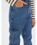 Брюки джинсовые детские для мальчиков Factum синий