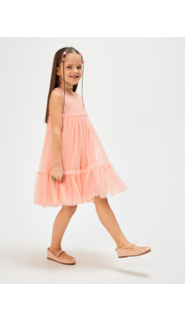 Платье детское для девочек Fresh персиковый