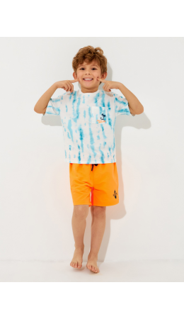 Купальные шорты детские для мальчиков Bismark оранжевый