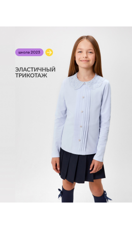 Блузка детская для девочек Esma светло-голубой