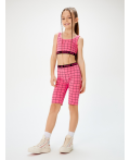 Комплект детский для девочек ((1)топ и (2)шорты) Kinga розовый