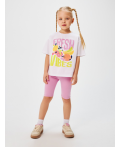 Комплект детский для девочек ((1)футболка и (2)шорты) Kassy разноцветный