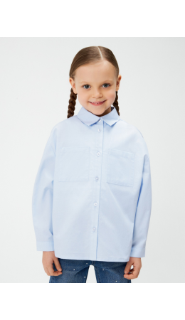 Блузка детская для девочек Nile голубой