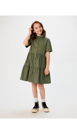 Платье детское для девочек Thames хаки