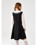 Платье детское для девочек Pen черно-белый