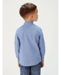 Сорочка верхняя детская для мальчиков Moreno голубой