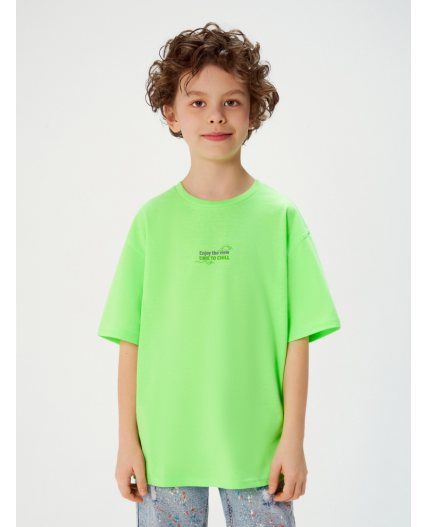 Футболка детская для мальчиков Permit светло-зеленый