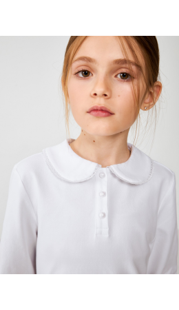Блузка детская для девочек Serafina белый