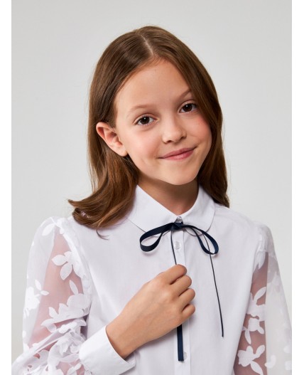 Блузка детская для девочек History белый