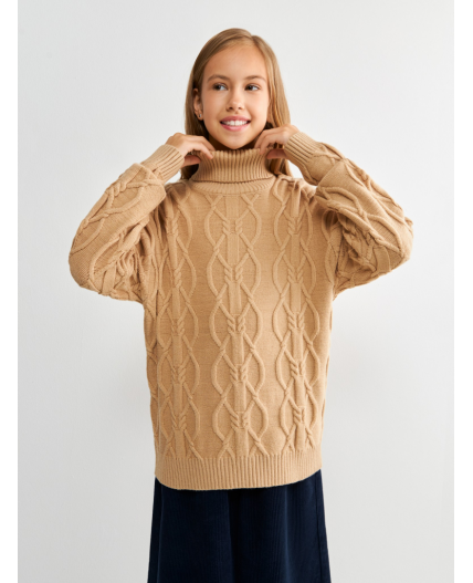Свитер детский для девочек Virginia бежевый