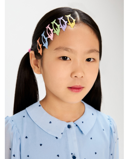 Набор из 6 заколок для волос дет. Sehor цветной